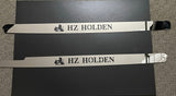 Holden HQ-WB Scuff Plate Panels Logo, Model & HOLDEN - 2 Door