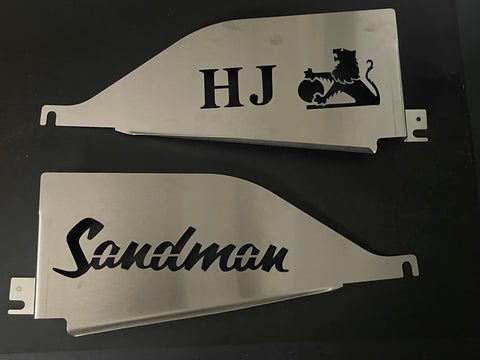 Holden HJ Radiator Infill Plates HJ/Logo & Sandman