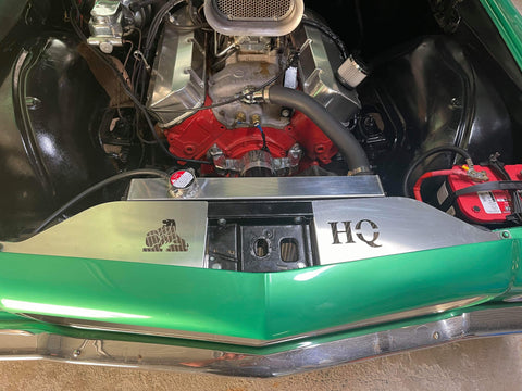 Diy Hz Radiator Holden HJ-HZ Radiator Infill Panels (2 Piece) with Custom Logos ...