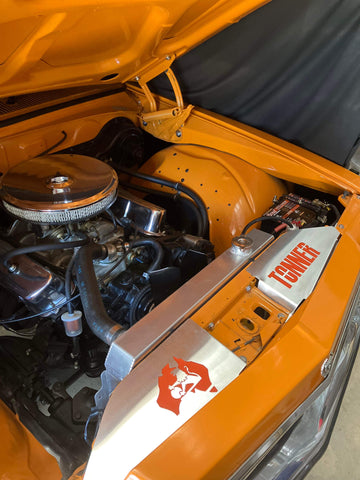 Diy Hz Radiator Holden HJ-HZ Radiator Infill Panels (2 Piece) with Custom Logos ...