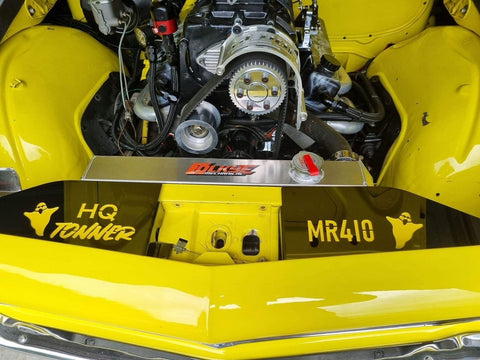 Wb Radiator Panel Holden HJ-HZ Radiator Infill Panels (2 Piece) with Custom Logos ...