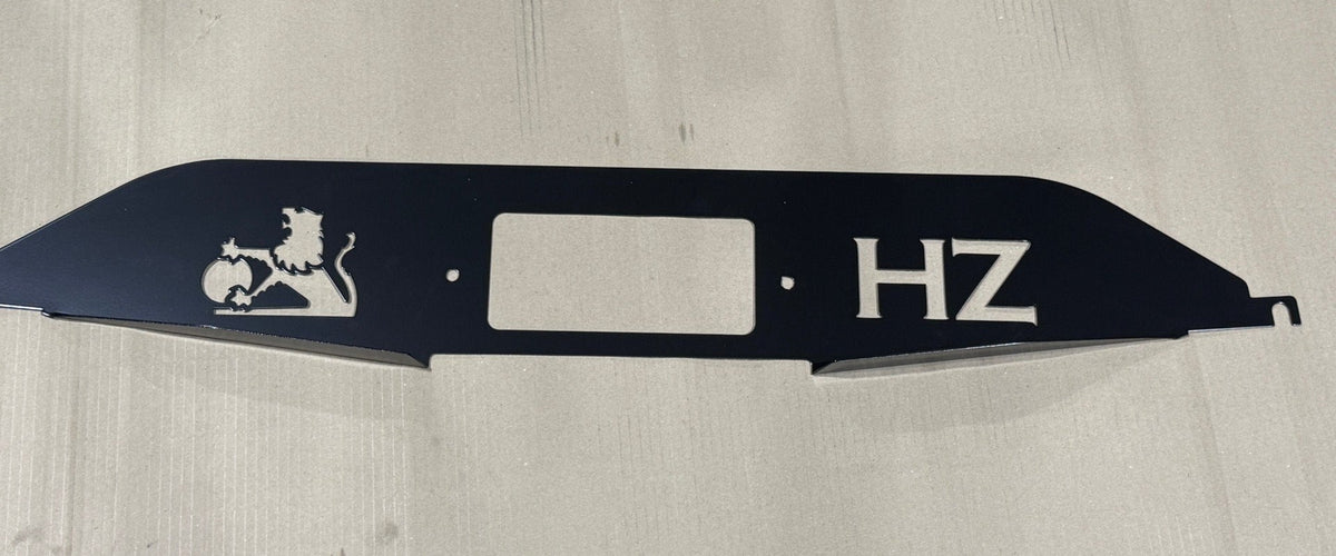 Holden HJ HX HZ Radiator Infill Panel Full Width 1 Piece with Lion & M ...
